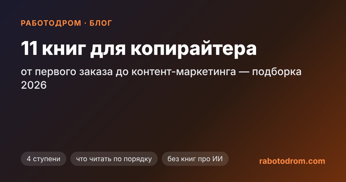 11 книг для копирайтера — подборка 2026